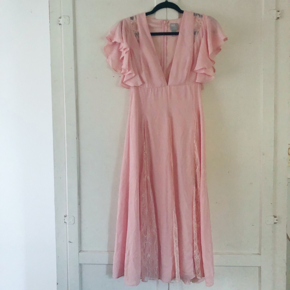 ASOS | Pink Lace Dress